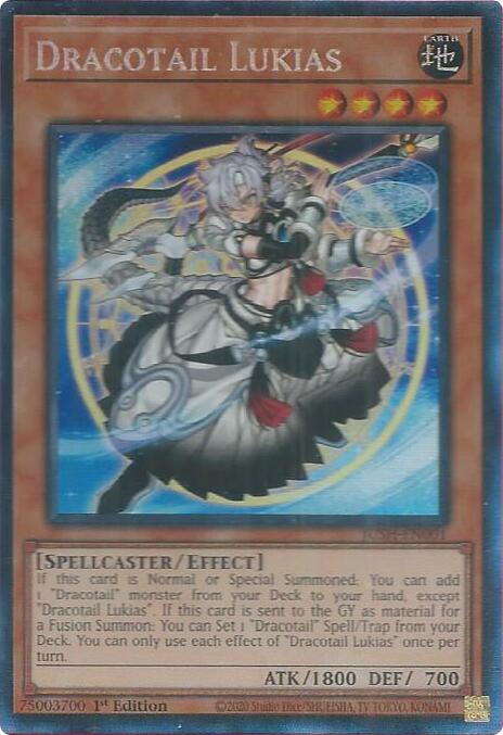 Dracotail Lukias (CR) [JUSH-EN001] Collector's Rare | Exor Games Bridgewater