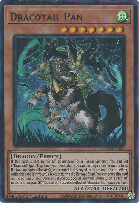 Dracotail Pan (Super Rare) [JUSH-EN003] Super Rare | Exor Games Bridgewater