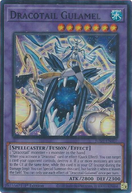 Dracotail Gulamel (Super Rare) [JUSH-EN007] Super Rare | Exor Games Bridgewater