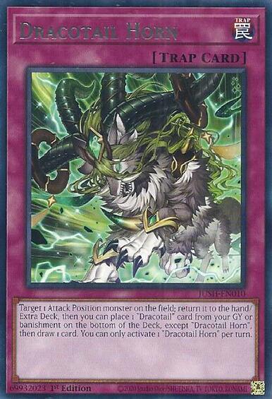 Dracotail Horn [JUSH-EN010] Rare | Exor Games Bridgewater