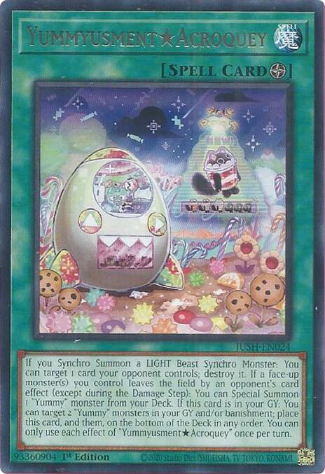 YummyusmentAcroquey [JUSH-EN024] Rare | Exor Games Bridgewater