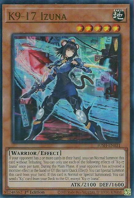K9-17 Izuna [JUSH-EN031] Ultra Rare | Exor Games Bridgewater