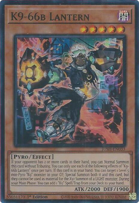 K9-66b Lantern [JUSH-EN033] Super Rare | Exor Games Bridgewater