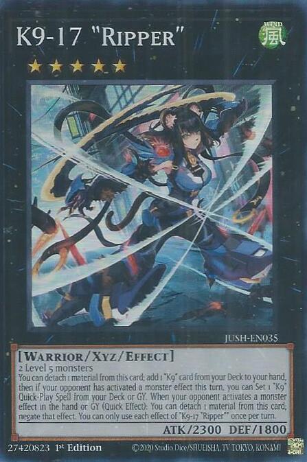 K9-17 "Ripper" [JUSH-EN035] Super Rare | Exor Games Bridgewater