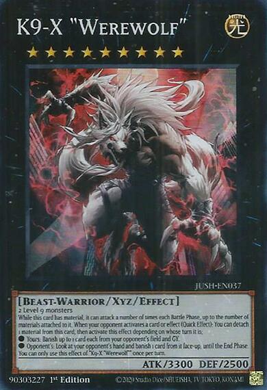 K9-X "Werewolf" [JUSH-EN037] Super Rare | Exor Games Bridgewater