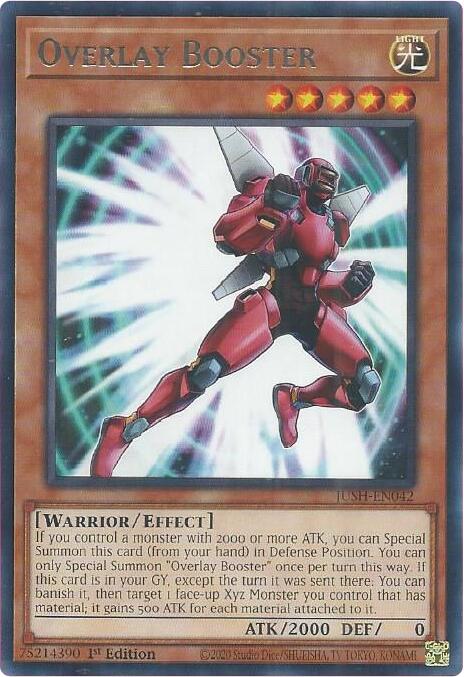 Overlay Booster [JUSH-EN042] Rare | Exor Games Bridgewater