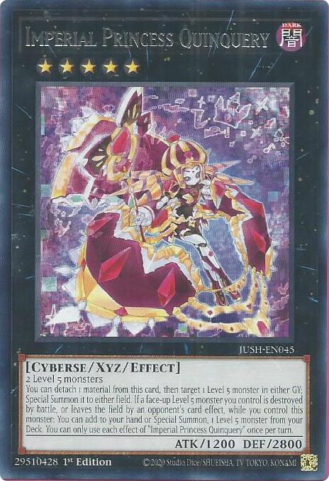 Imperial Princess Quinquery [JUSH-EN045] Rare | Exor Games Bridgewater