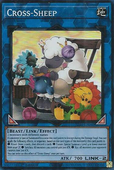 Cross-Sheep (Super Rare) [JUSH-EN048] Super Rare | Exor Games Bridgewater