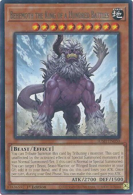 Behemoth the King of a Hundred Battles [JUSH-EN050] Rare | Exor Games Bridgewater