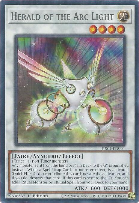 Herald of the Arc Light [JUSH-EN051] Rare | Exor Games Bridgewater