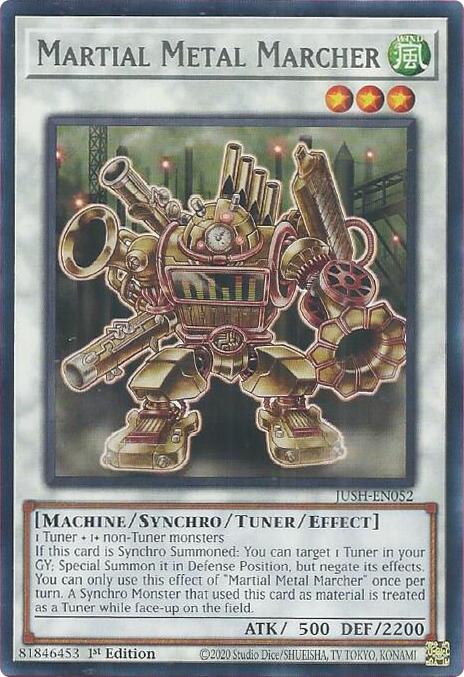 Martial Metal Marcher [JUSH-EN052] Rare | Exor Games Bridgewater