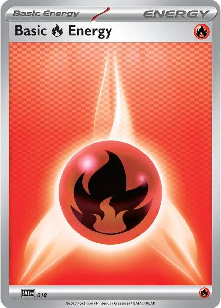 Basic Fire Energy (018) [Scarlet & Violet: Black Bolt] | Exor Games Bridgewater