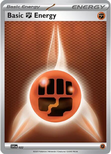 Basic Fighting Energy (022) [Scarlet & Violet: Black Bolt] | Exor Games Bridgewater