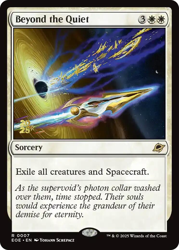 Beyond the Quiet [Edge of Eternities Prerelease Promos] | Exor Games Bridgewater
