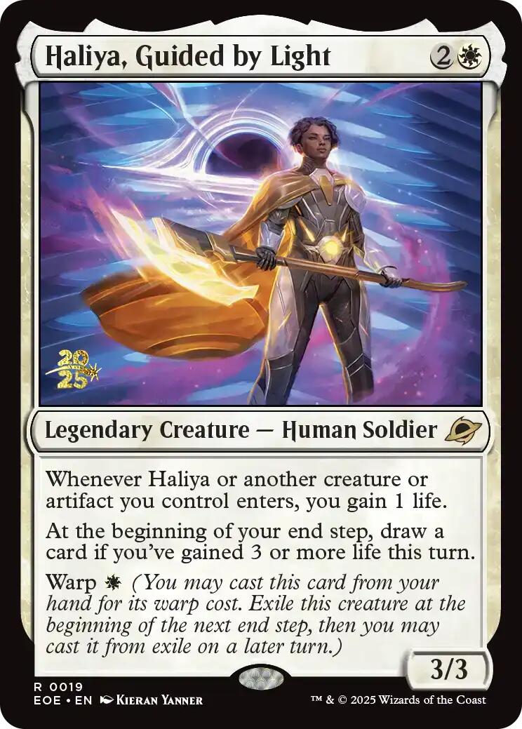 Haliya, Guided by Light [Edge of Eternities Prerelease Promos] | Exor Games Bridgewater