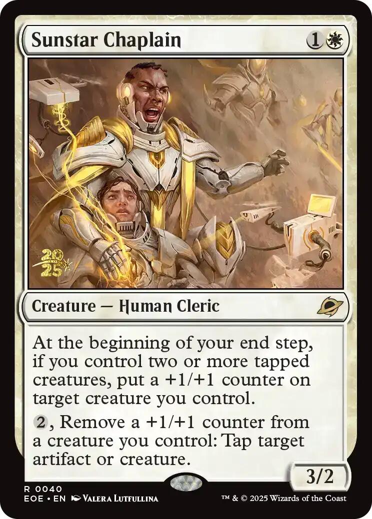 Sunstar Chaplain [Edge of Eternities Prerelease Promos] | Exor Games Bridgewater
