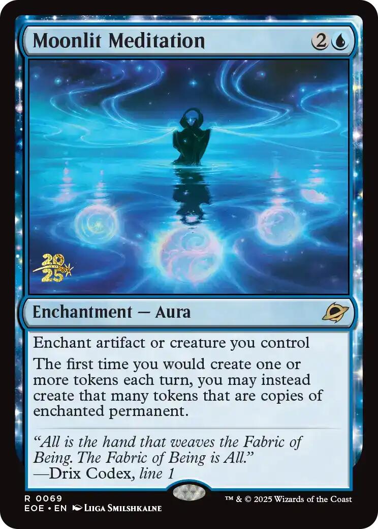 Moonlit Meditation [Edge of Eternities Prerelease Promos] | Exor Games Bridgewater