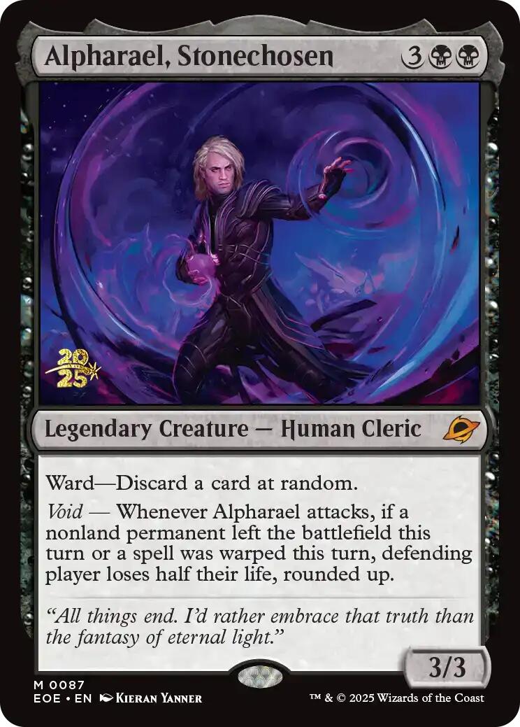 Alpharael, Stonechosen [Edge of Eternities Prerelease Promos] | Exor Games Bridgewater