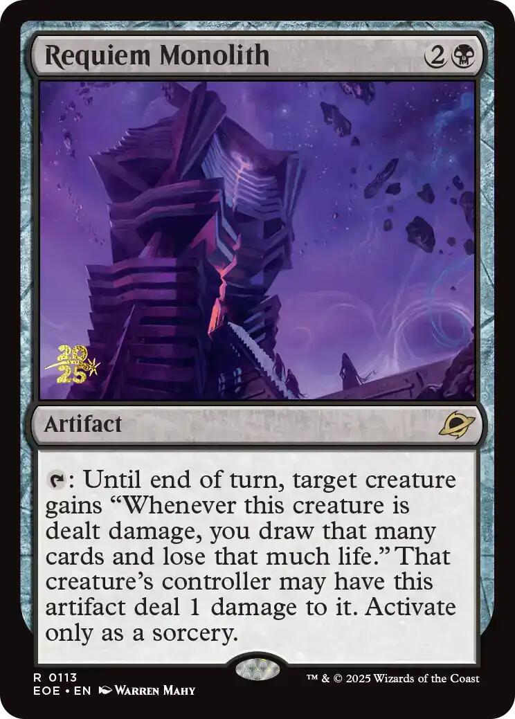 Requiem Monolith [Edge of Eternities Prerelease Promos] | Exor Games Bridgewater