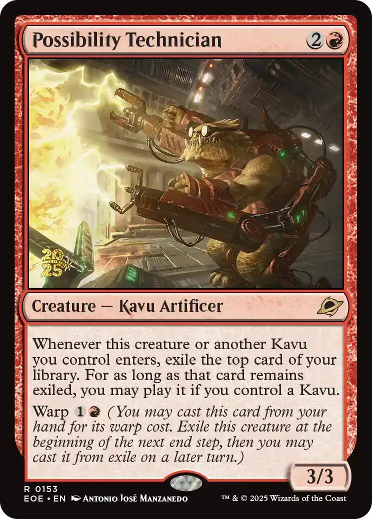 Possibility Technician [Edge of Eternities Prerelease Promos] | Exor Games Bridgewater
