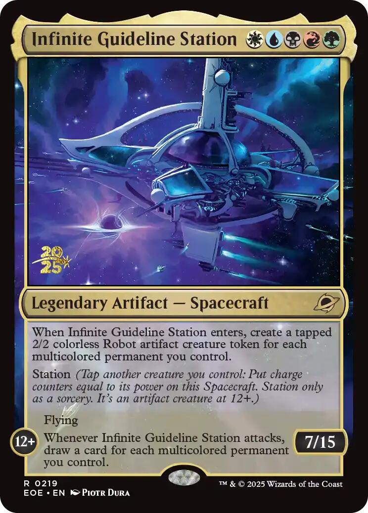 Infinite Guideline Station [Edge of Eternities Prerelease Promos] | Exor Games Bridgewater