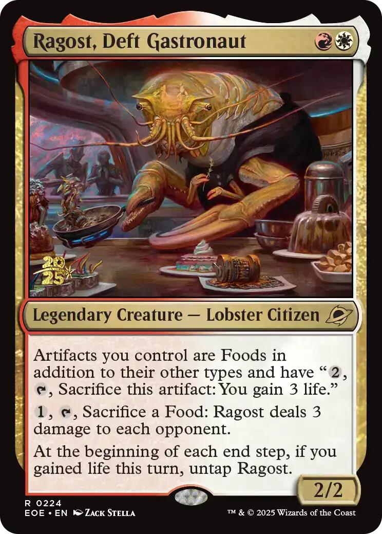 Ragost, Deft Gastronaut [Edge of Eternities Prerelease Promos] | Exor Games Bridgewater