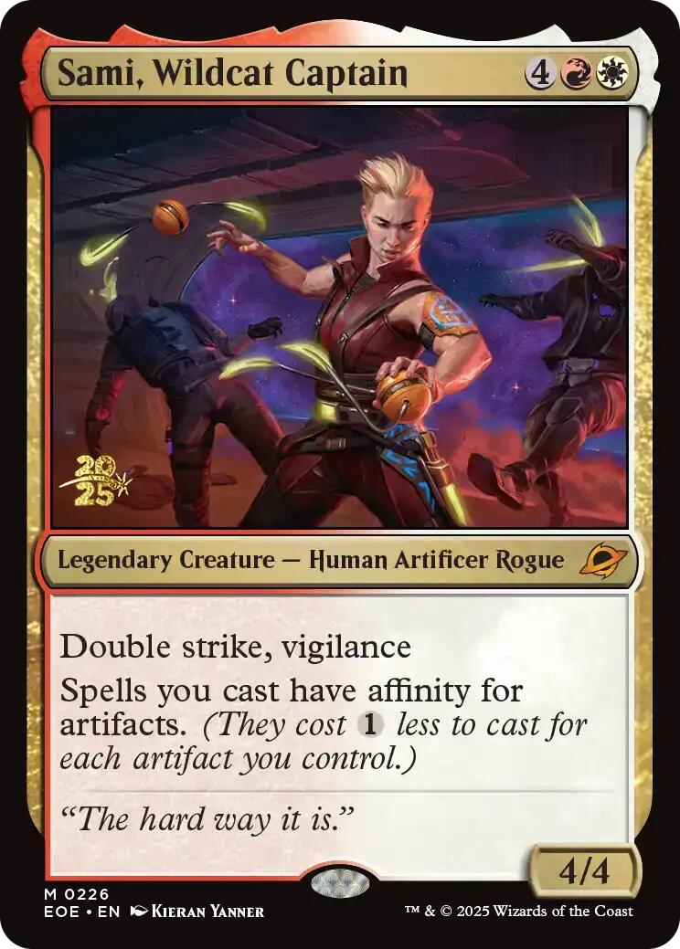 Sami, Wildcat Captain [Edge of Eternities Prerelease Promos] | Exor Games Bridgewater