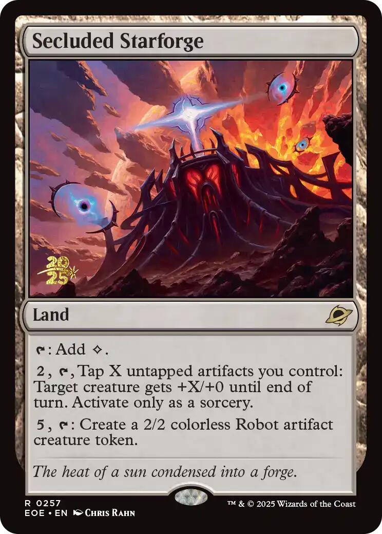 Secluded Starforge [Edge of Eternities Prerelease Promos] | Exor Games Bridgewater