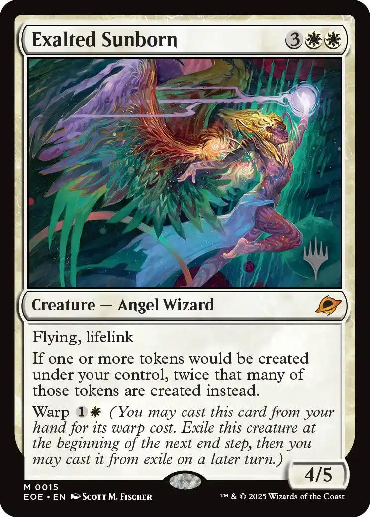 Exalted Sunborn [Edge of Eternities Promo Pack] | Exor Games Bridgewater