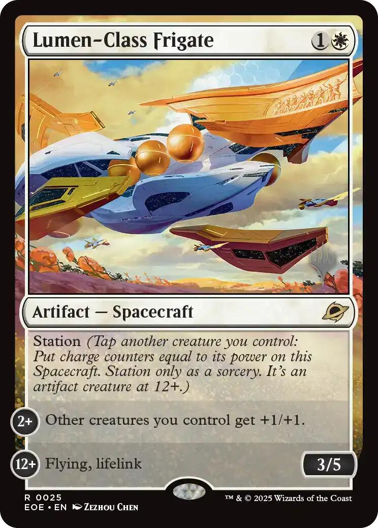 Lumen-Class Frigate [Edge of Eternities Promo Pack] | Exor Games Bridgewater