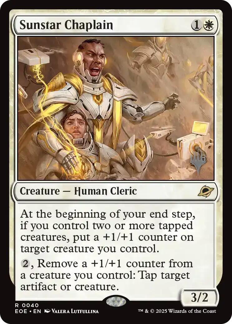 Sunstar Chaplain [Edge of Eternities Promo Pack] | Exor Games Bridgewater
