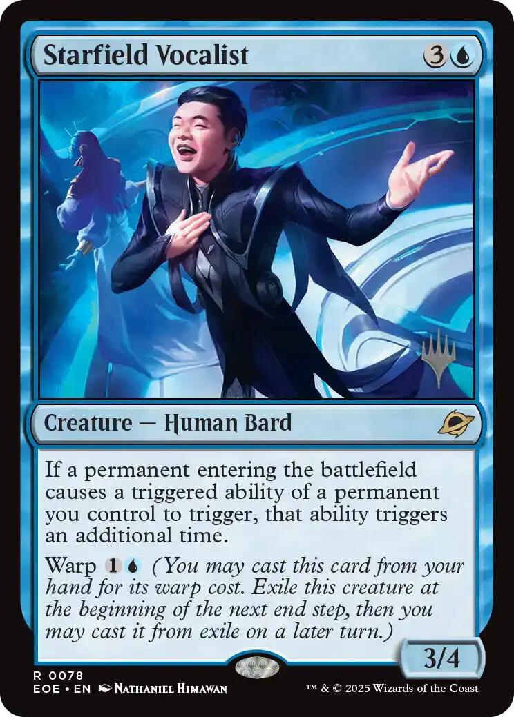 Starfield Vocalist [Edge of Eternities Promo Pack] | Exor Games Bridgewater