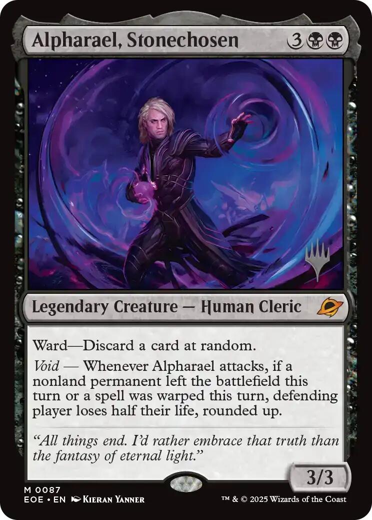 Alpharael, Stonechosen [Edge of Eternities Promo Pack] | Exor Games Bridgewater