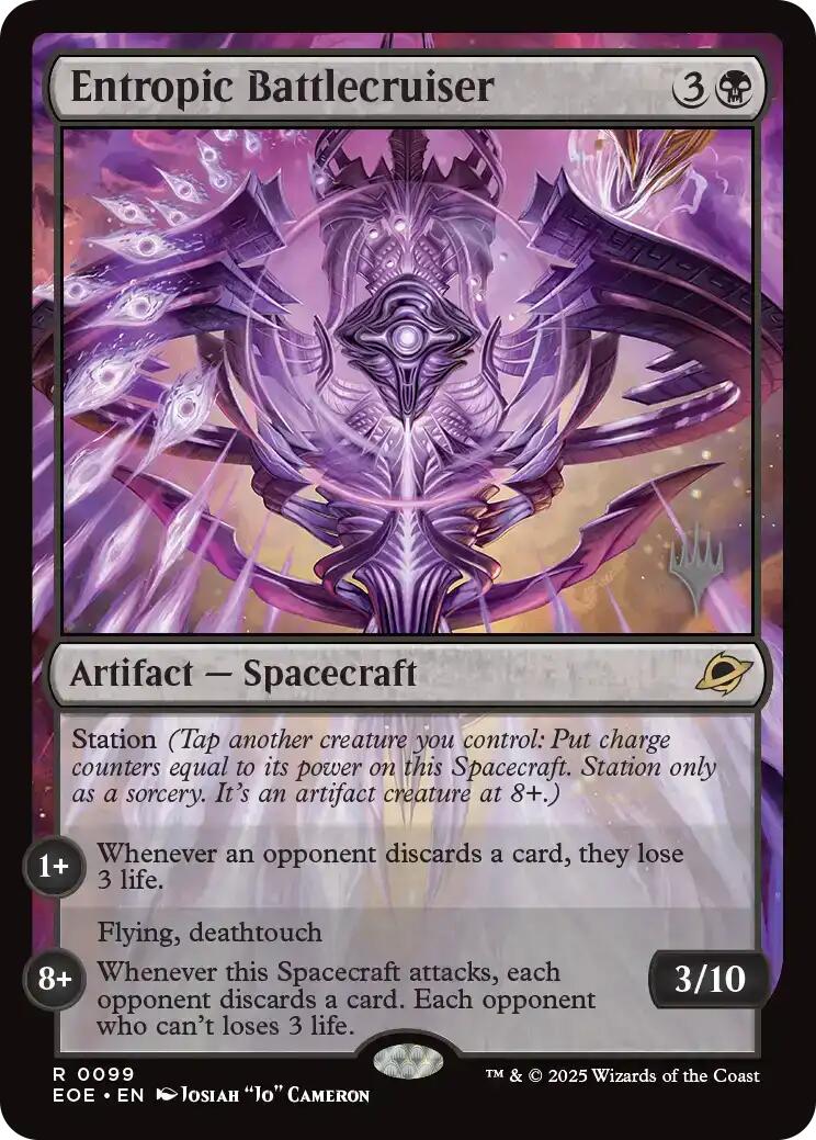 Entropic Battlecruiser [Edge of Eternities Promo Pack] | Exor Games Bridgewater