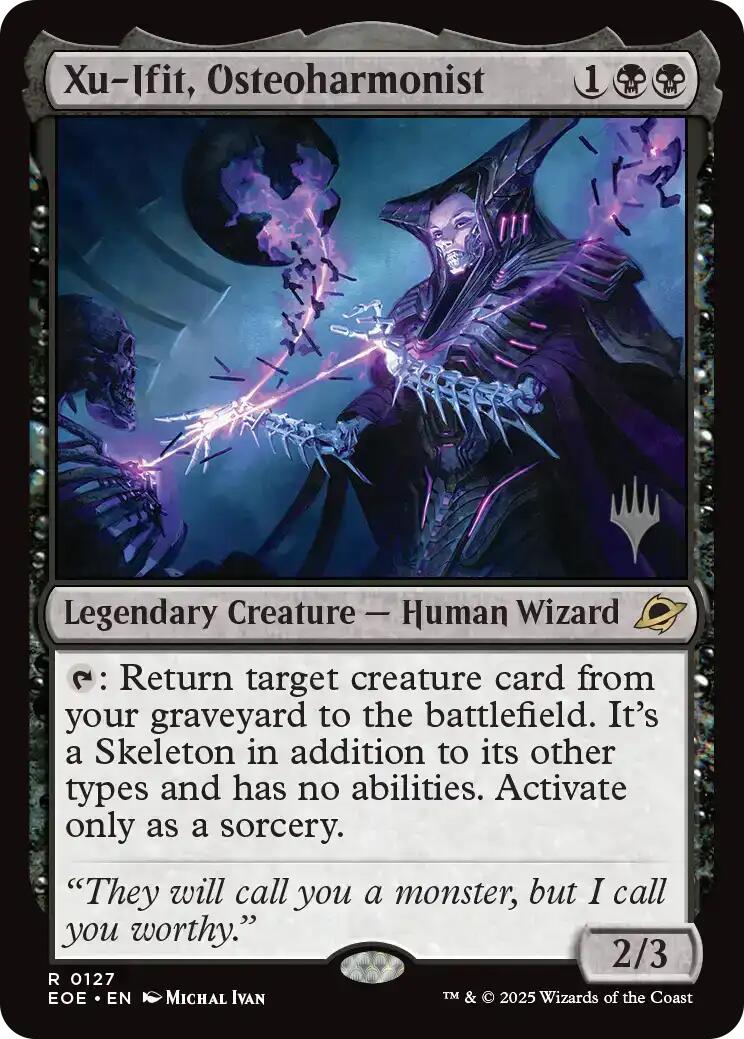 Xu-Ifit, Osteoharmonist [Edge of Eternities Promo Pack] | Exor Games Bridgewater