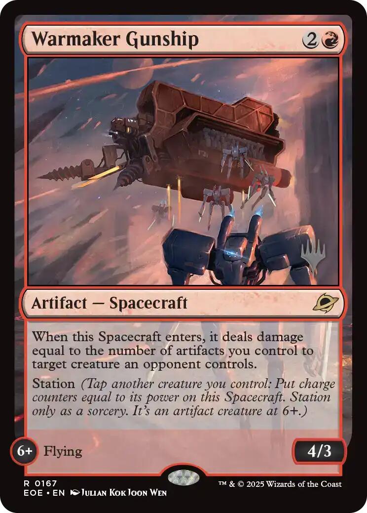 Warmaker Gunship [Edge of Eternities Promo Pack] | Exor Games Bridgewater