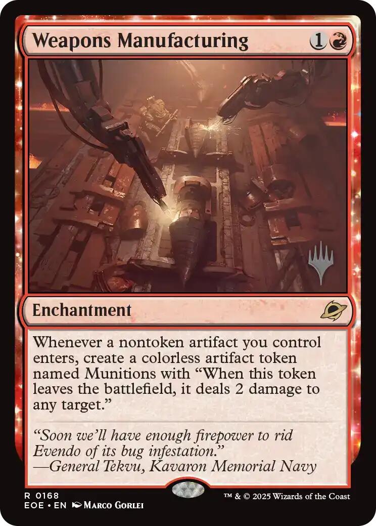Weapons Manufacturing [Edge of Eternities Promo Pack] | Exor Games Bridgewater