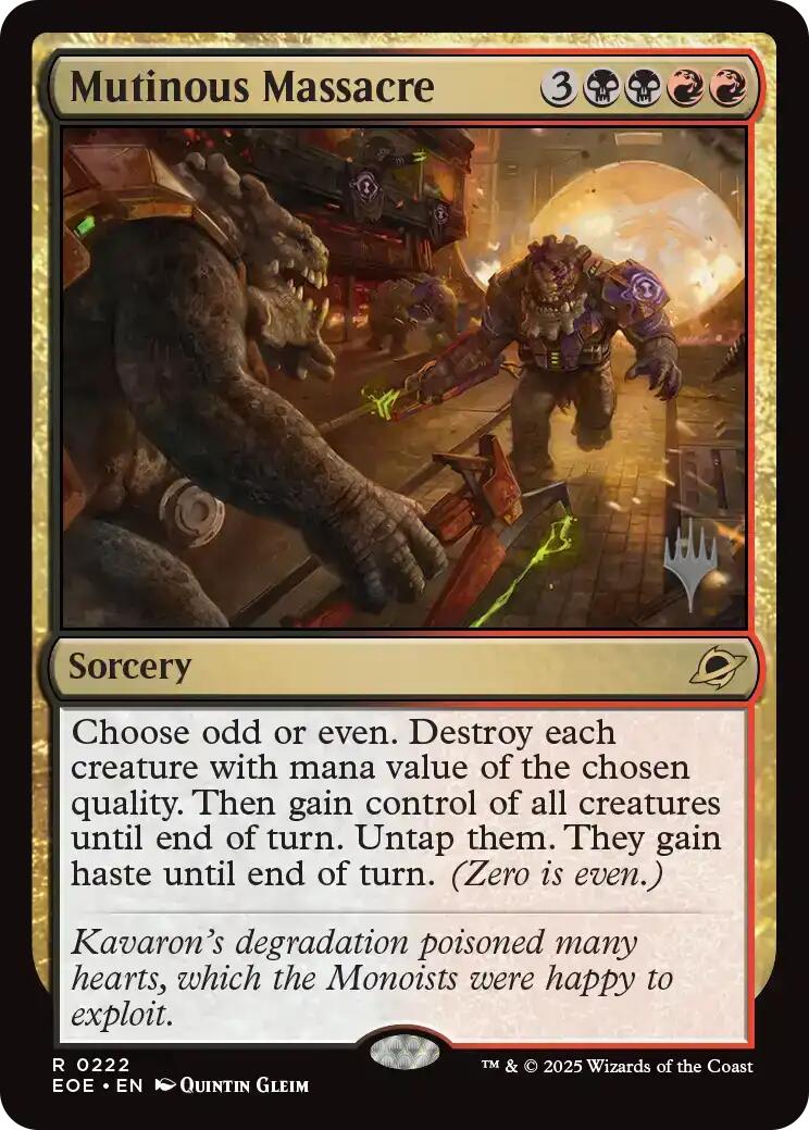 Mutinous Massacre [Edge of Eternities Promo Pack] | Exor Games Bridgewater