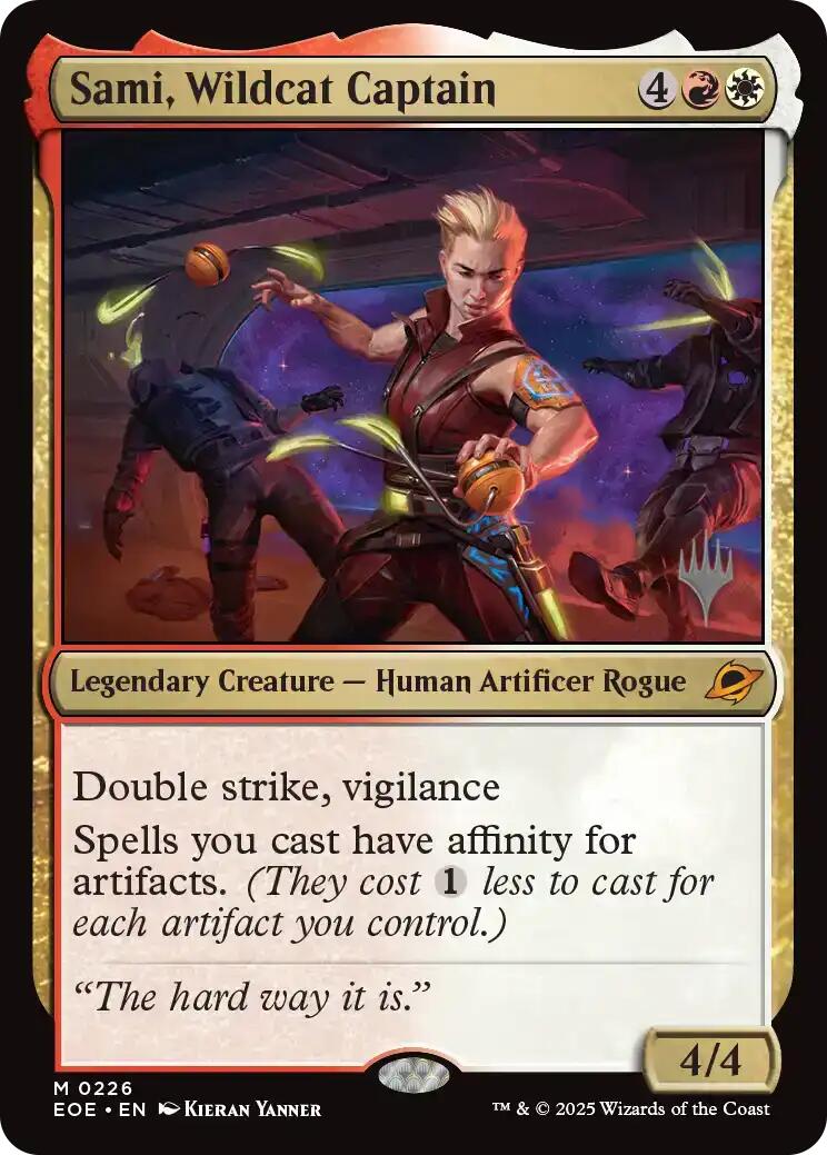 Sami, Wildcat Captain [Edge of Eternities Promo Pack] | Exor Games Bridgewater