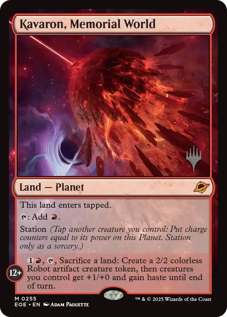 Kavaron, Memorial World [Edge of Eternities Promo Pack] | Exor Games Bridgewater