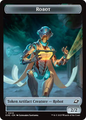 Robot // Lander (0006) Double-Sided Token [Edge of Eternities Tokens] | Exor Games Bridgewater