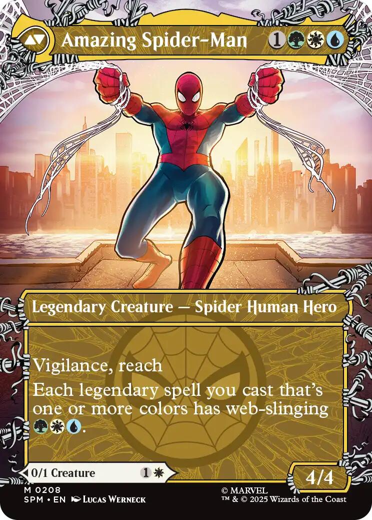 Peter Parker (0208) (Borderless) [Marvel's Spider-Man] | Exor Games Bridgewater
