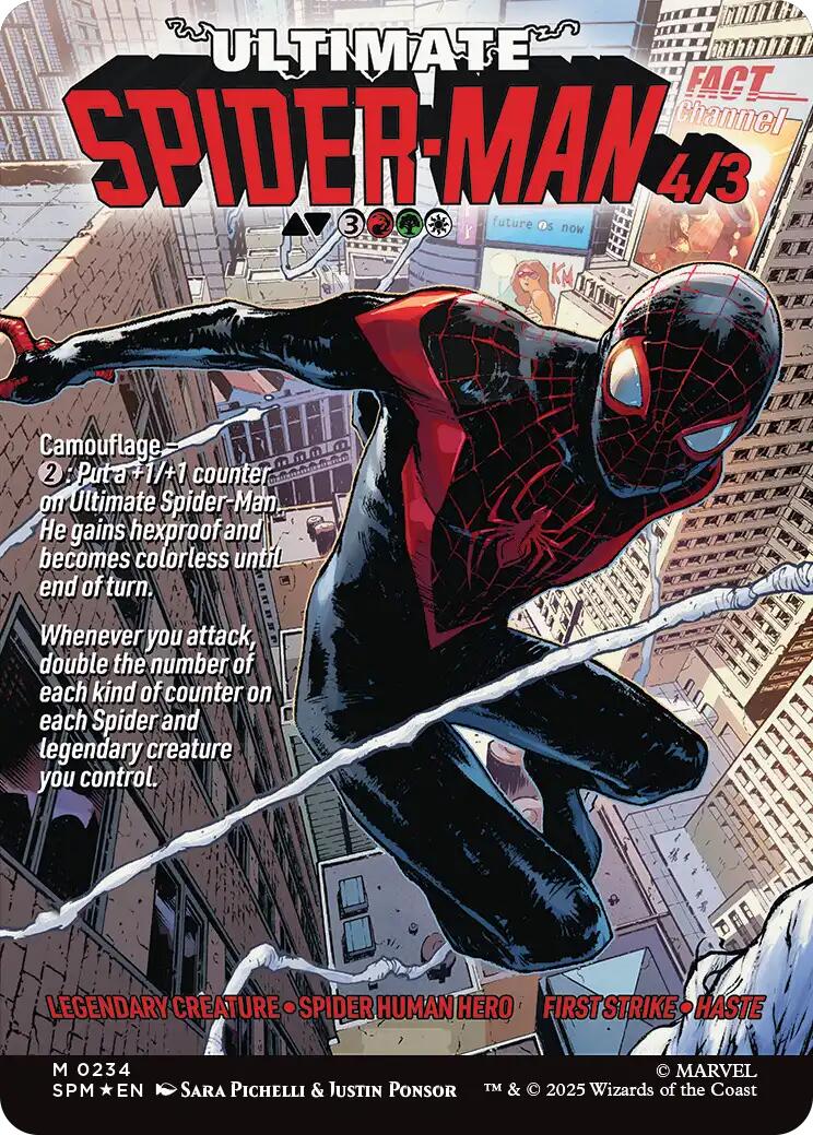 Miles Morales (0234) (Borderless) [Marvel's Spider-Man] | Exor Games Bridgewater
