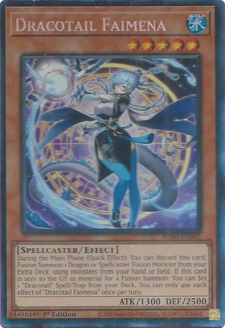 Dracotail Faimena (CR) [JUSH-EN002] Collector's Rare | Exor Games Bridgewater