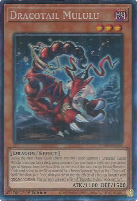 Dracotail Mululu (CR) [JUSH-EN005] Collector's Rare | Exor Games Bridgewater