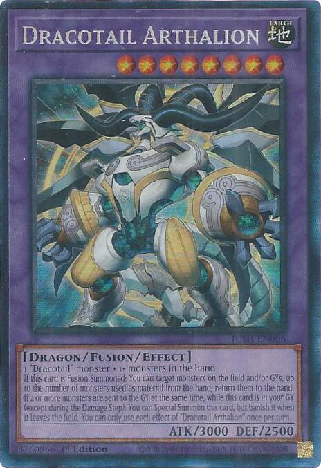 Dracotail Arthalion (CR) [JUSH-EN006] Collector's Rare | Exor Games Bridgewater