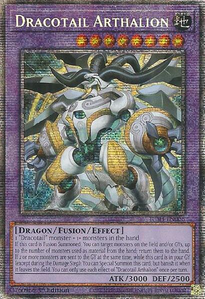 Dracotail Arthalion (Starlight Rare) [JUSH-EN006] Starlight Rare | Exor Games Bridgewater
