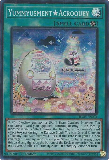 YummyusmentAcroquey (Super Rare) [JUSH-EN024] Super Rare | Exor Games Bridgewater