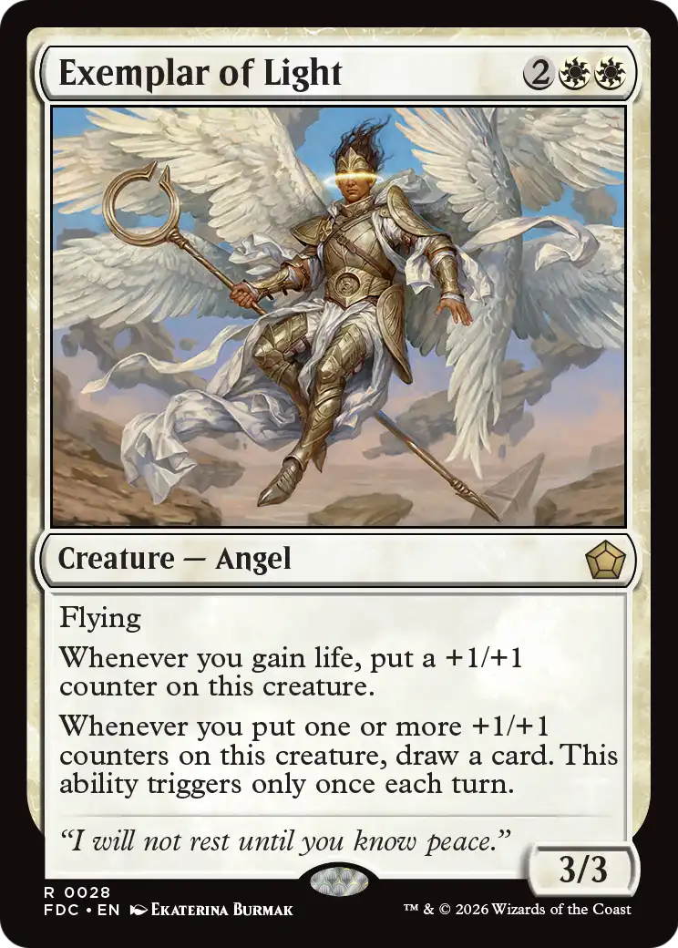 Exemplar of Light [Foundations Commander] | Exor Games Bridgewater