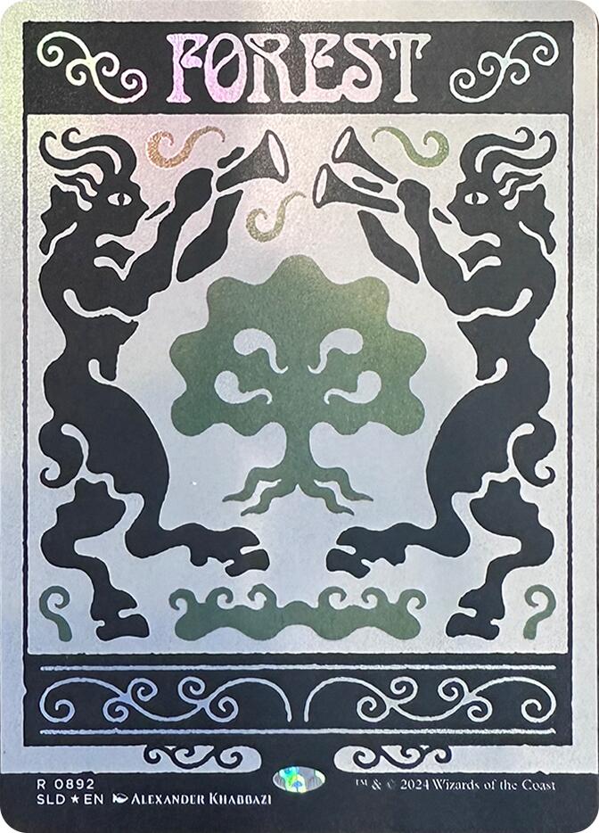 Forest (0892) (Rainbow Foil) [Secret Lair Drop Series] | Exor Games Bridgewater
